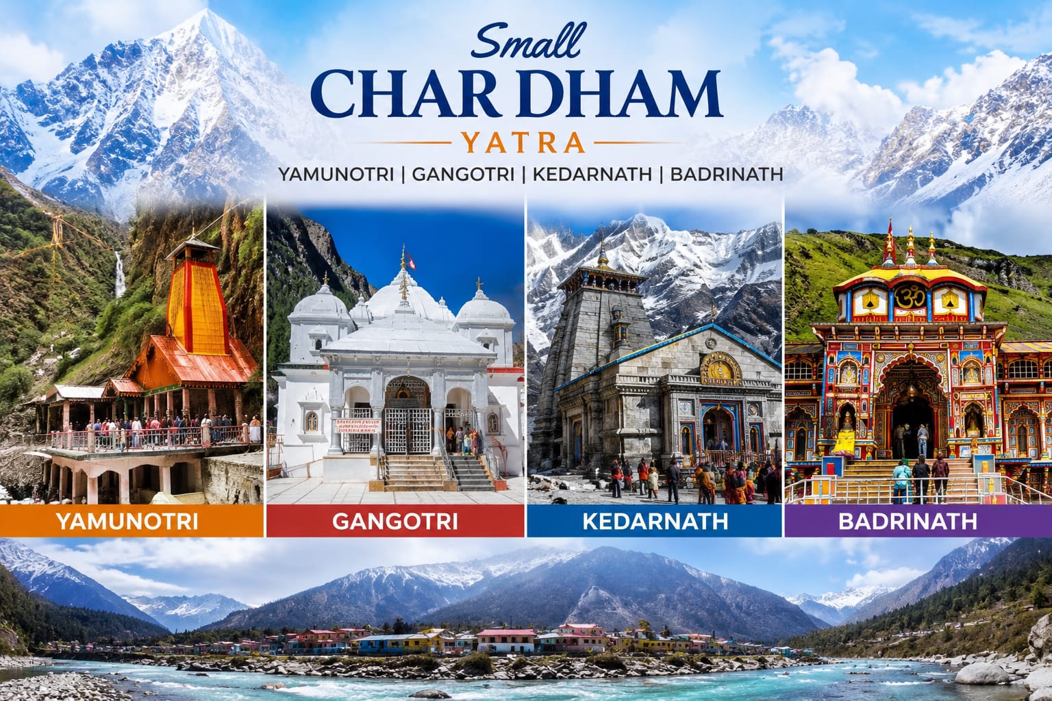 Small Char Dham of India: A Complete Spiritual Journey Through the Himalayas 